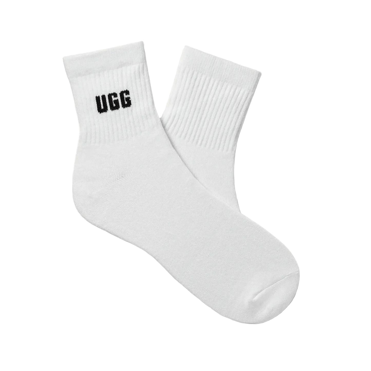 UGG Quinlin Logo White Socks