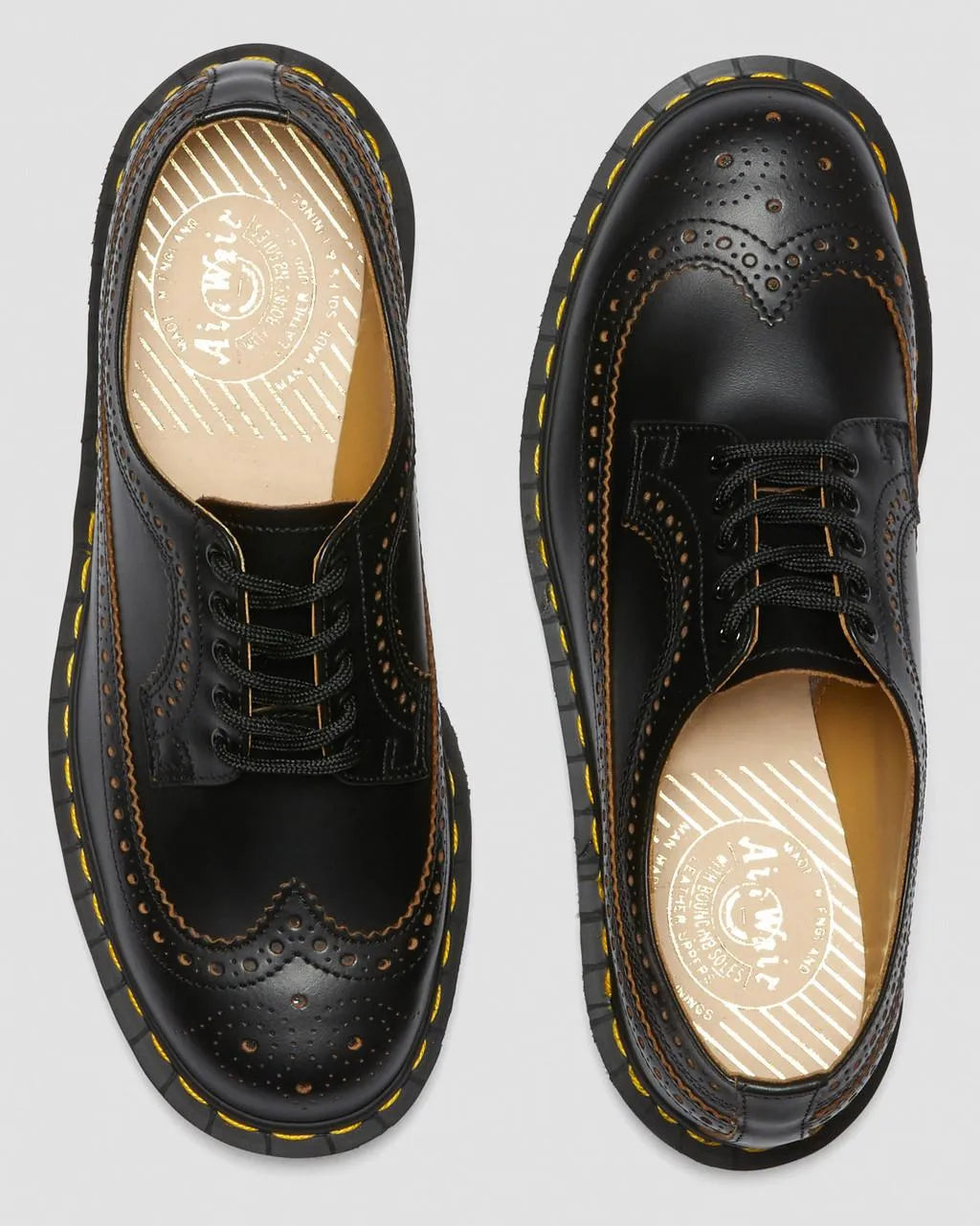 Dr. Martens Vintage 3989 Quilon Leather Brogue Shoes