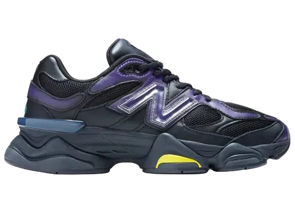 New Balance 9060 – Mowalola Burglarwear Black Purple Yellow