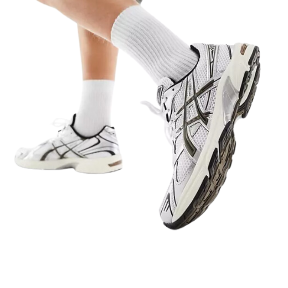 Asics Gel 1130 Trainers In White Clay Canyon