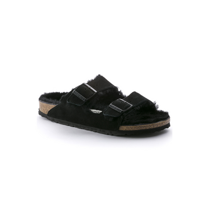 Birkenstock Arizona fur All Black