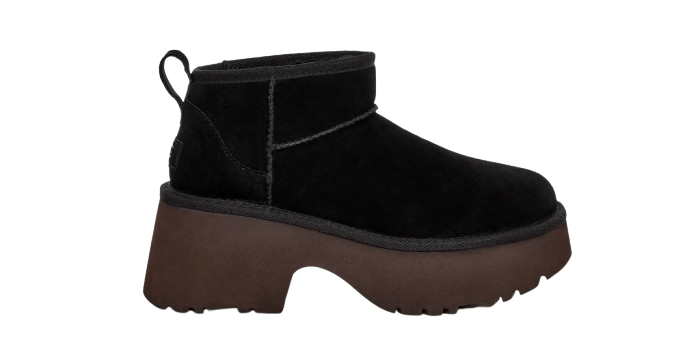 נעלי האג | מגפי האג פלטפורמה עקב UGG Women's Classic Ultra Mini New Heights Black