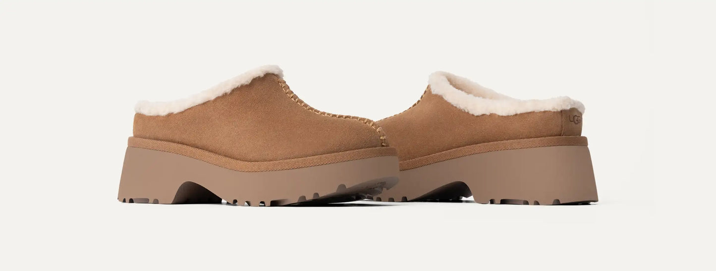 UGG Women's New Heights Cozy Clog Chestnut