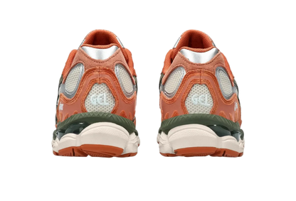 ASICS Gel-NYC Oatmeal Forest Green Orange
