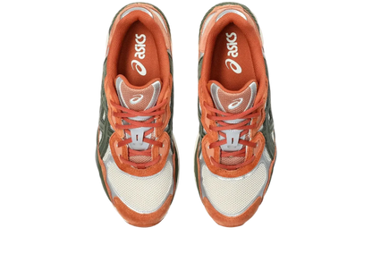 ASICS Gel-NYC Oatmeal Forest Green Orange