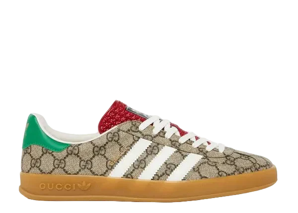 Adidas X Gucci Gazelle Beige Gg Monogram
