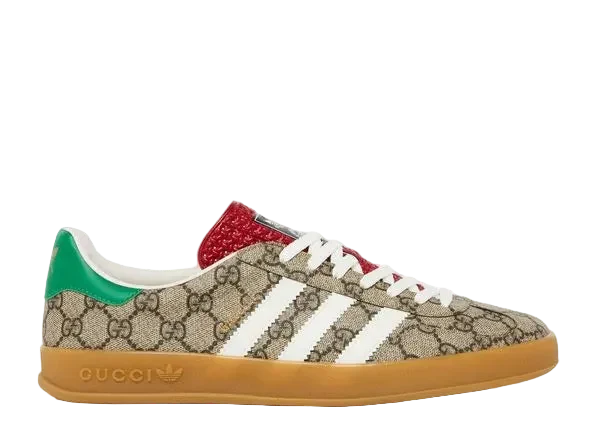 Adidas X Gucci Gazelle Beige Gg Monogram