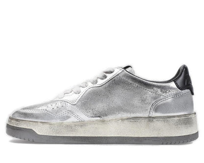 Autry Super Vintage Medalist Distressed Sneakers