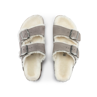 Birkenstock Arizona fur Grey