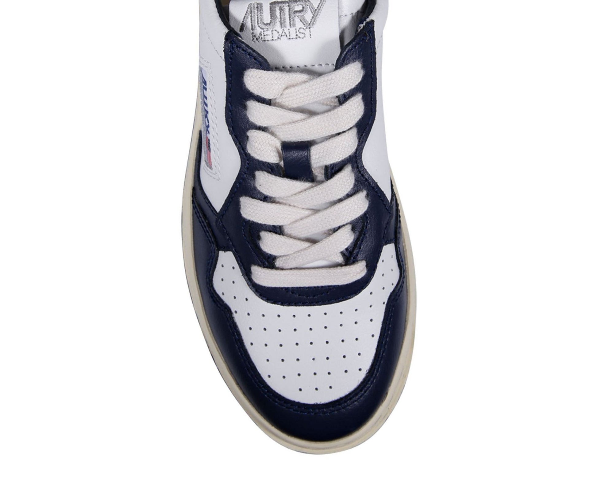 Autry Medalist Bicolor Low-Top Sneakers