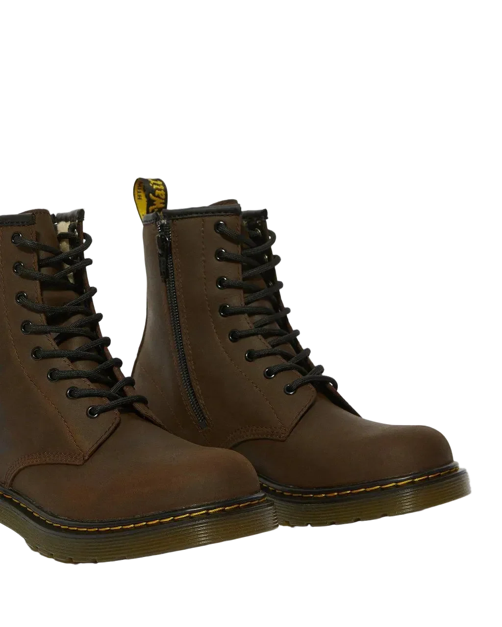 Dr. Martens Youth 1460 Faux Fur Lined Lace Up Boots