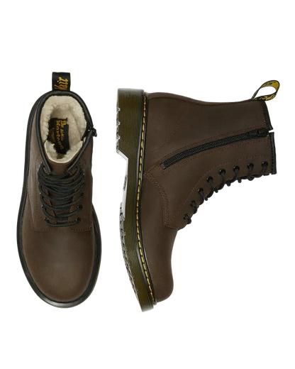 Dr. Martens Youth 1460 Faux Fur Lined Lace Up Boots