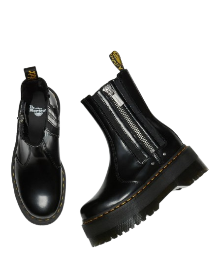 Dr. Martens 2976 Max Leather Platform Chelsea Boots