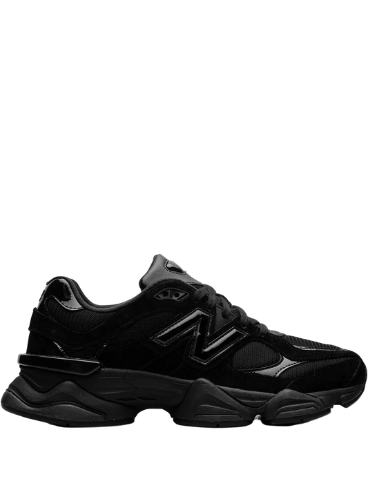 New Balance 9060 "Triple Black Patent" sneakers
