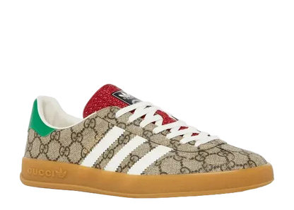 Adidas X Gucci Gazelle Beige Gg Monogram
