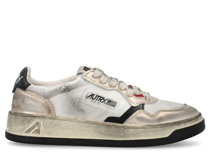 Autry Medalist Super Vintage Lace-Up Sneakers