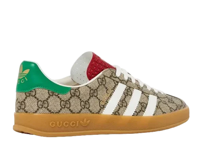 Adidas X Gucci Gazelle Beige Gg Monogram