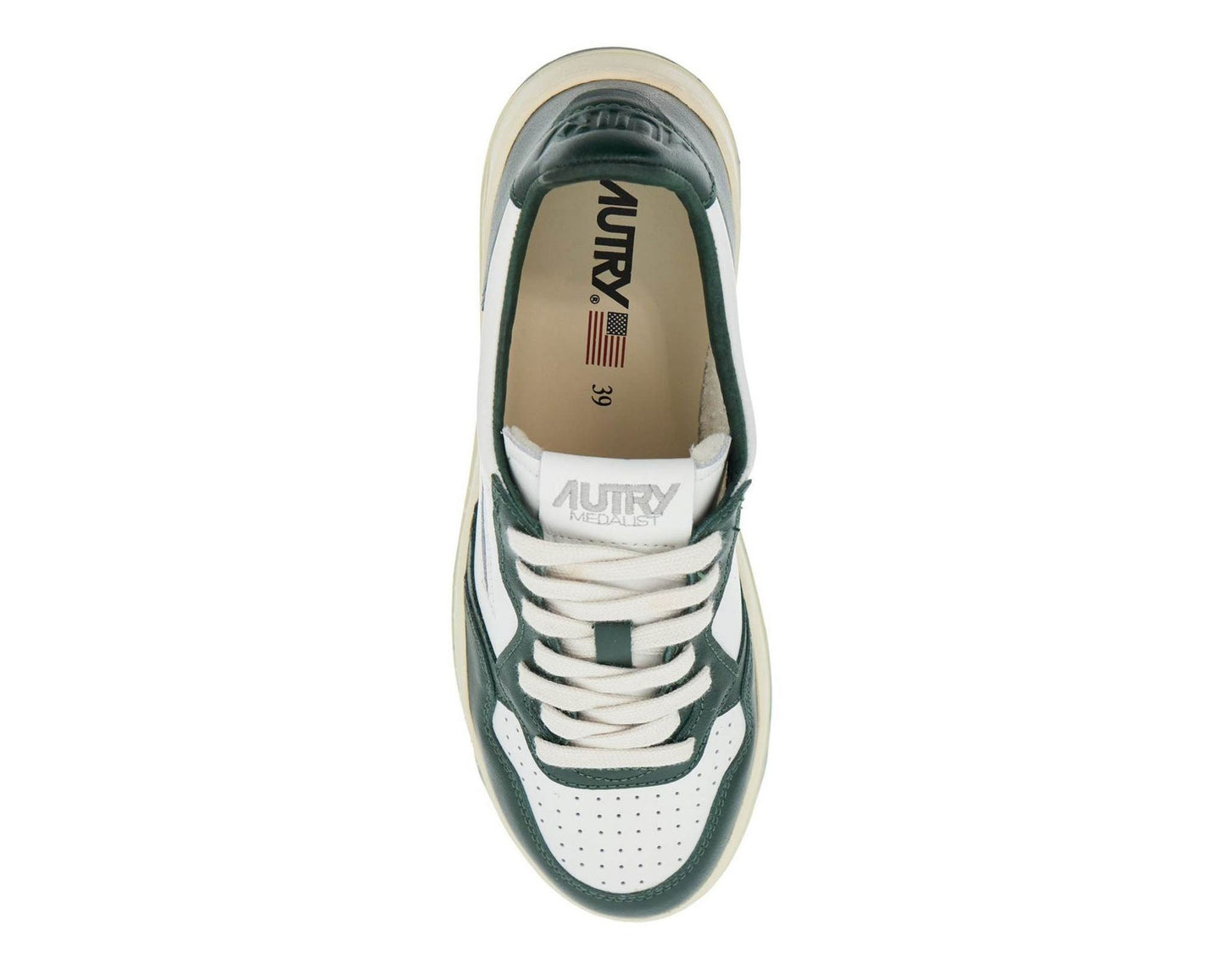 Autry Medalist Bicolor Low-Top Sneakers