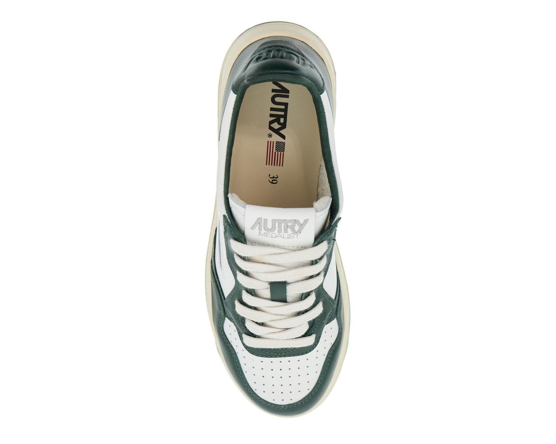 Autry Medalist Bicolor Low-Top Sneakers