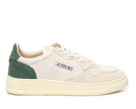 Autry Logo Embossed Lace-Up Sneakers