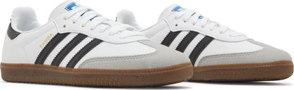 Samba Vegan – White Black Gum
