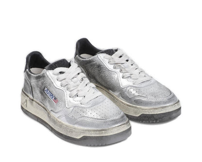 Autry Super Vintage Medalist Distressed Sneakers