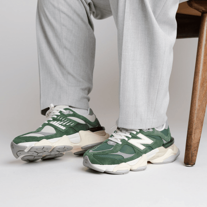 New Balance 9060 Green Suede
