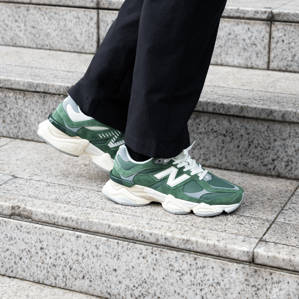 New Balance 9060 Green Suede