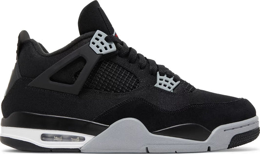 Air Jordan 4 Retro – Black Canvas