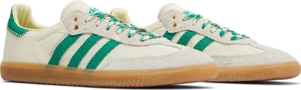 Wales Bonner x Samba – Cream White Bold Green