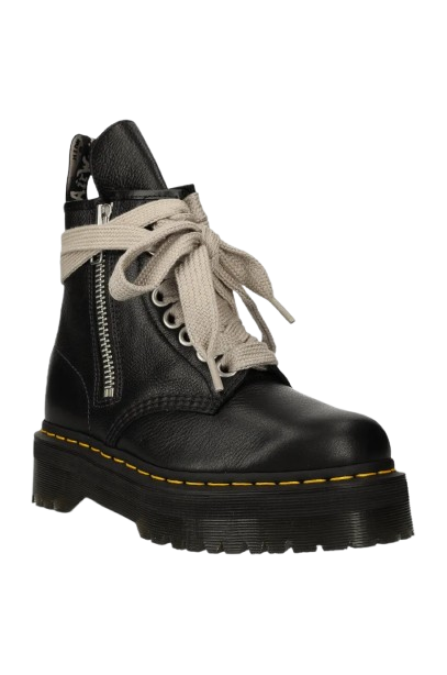 Dr. Martens Leather Biker Boots x Rick Owens