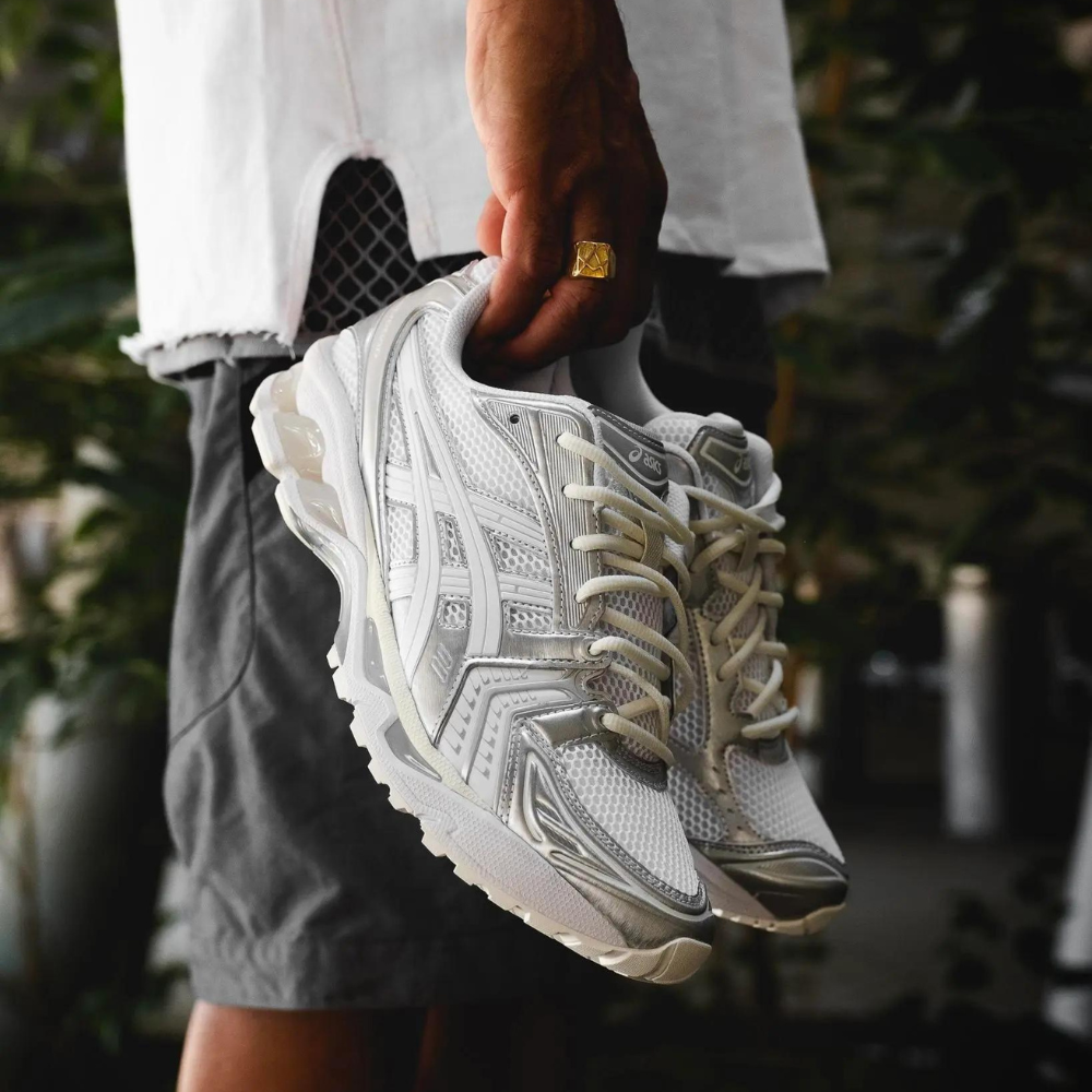 Asics Gel Kayano 14 Silver White