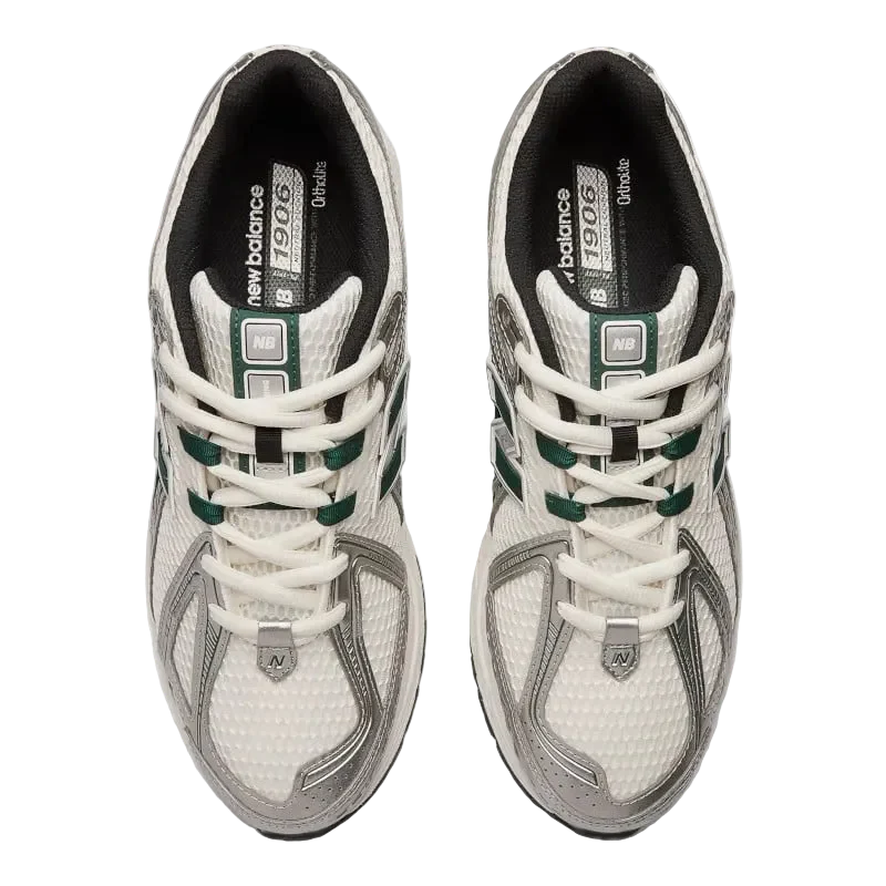 New Balance 1906 White Silver Green