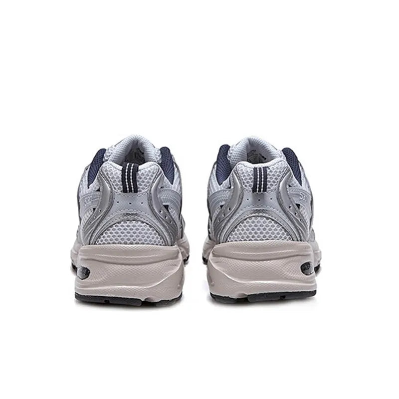New Balance 530 Silver Metallic with Summer Fog and NB Navy