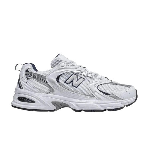 New Balance 530 White Silver Navy