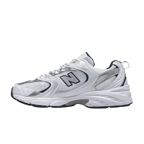 New Balance 530 White Silver Navy