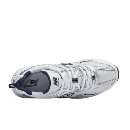 New Balance 530 White Silver Navy