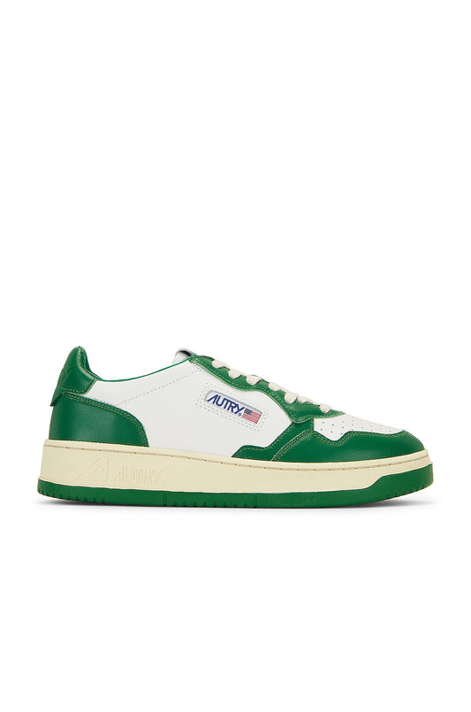 Autry Medalist Low Sneaker White Green