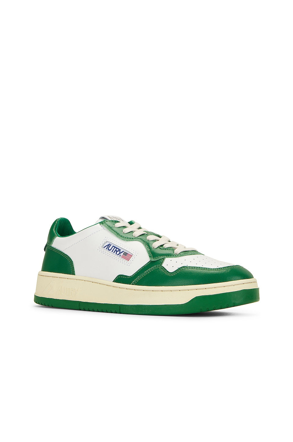 Autry Medalist Low Sneaker White Green