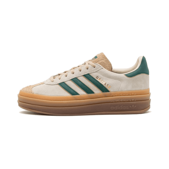 Adidas Gazelle Bold Magic Beige Collegiate Green