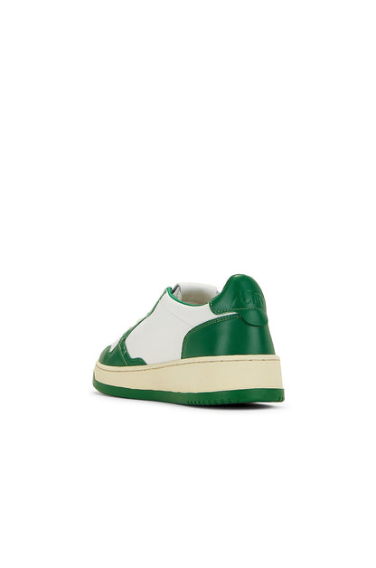 Autry Medalist Low Sneaker White Green