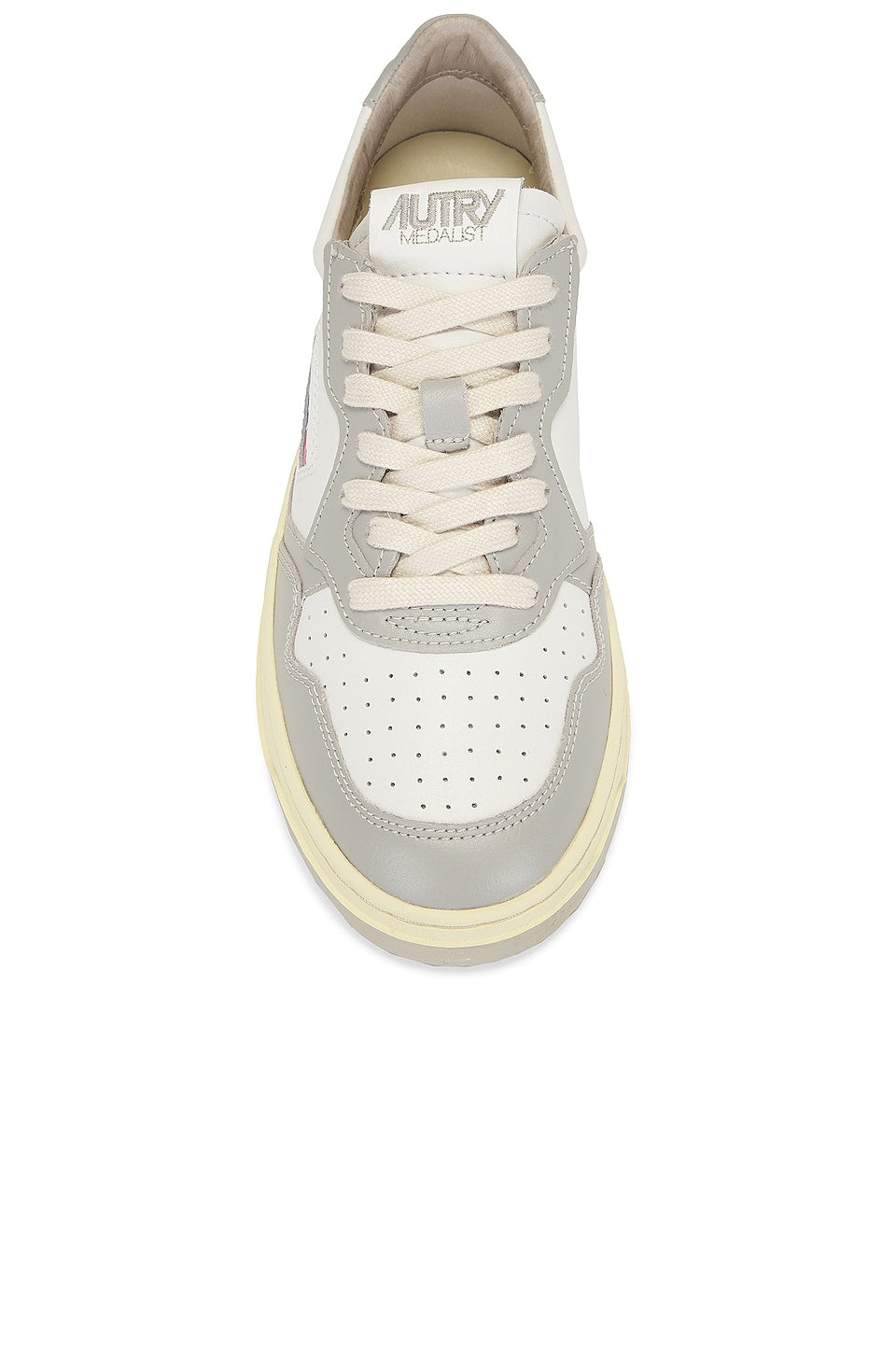 Autry Medalist Low Sneaker White Gray