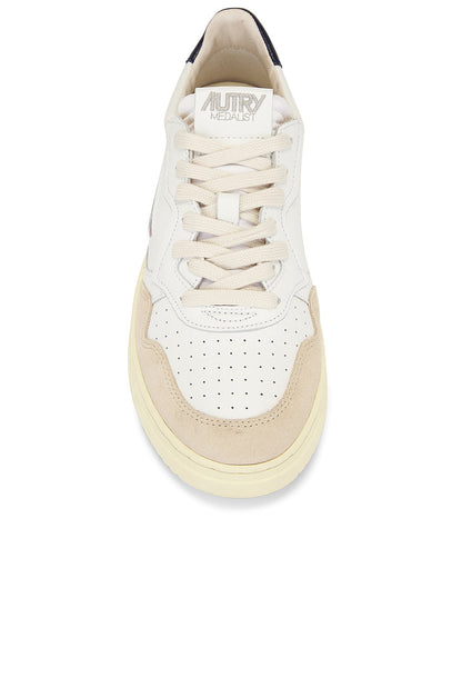 Autry Medalist Low Leather Suede Sneaker Gray Black