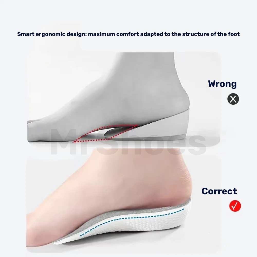 MrShoes Insoles – Orthopedic Insoles for Height Increase up to 8 cm