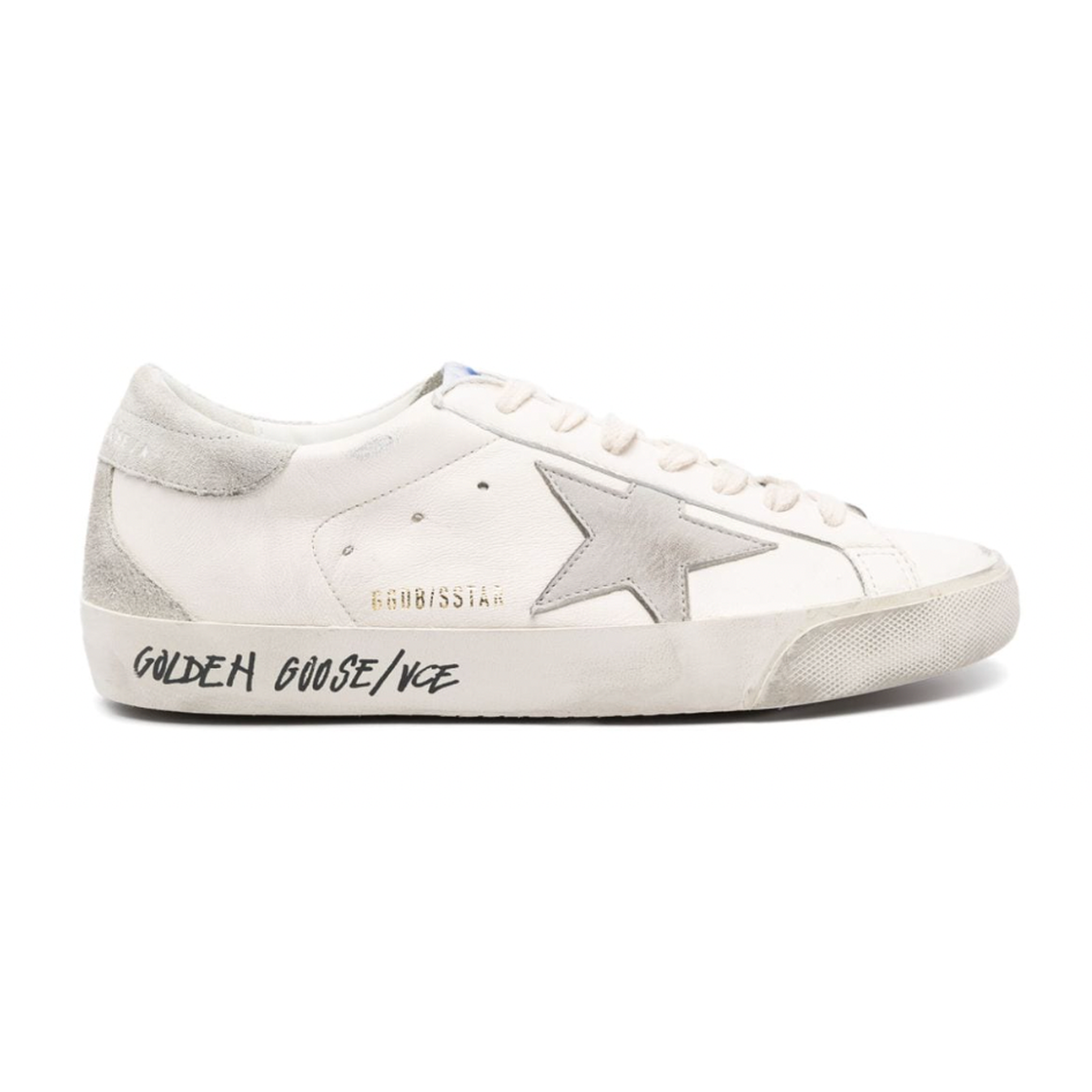 GOLDEN GOOSE SUPERSTAR GREY SNEAKERS