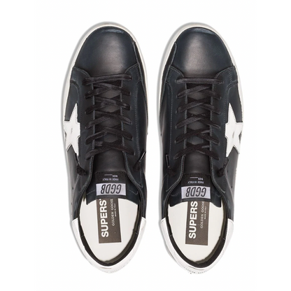 GOLDEN GOOSE SUPERSTAR BLACK/WHITE SNEAKERS