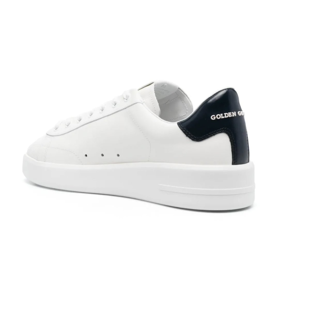 GOLDEN GOOSE WHITE/NAVY PURE SNEAKERS