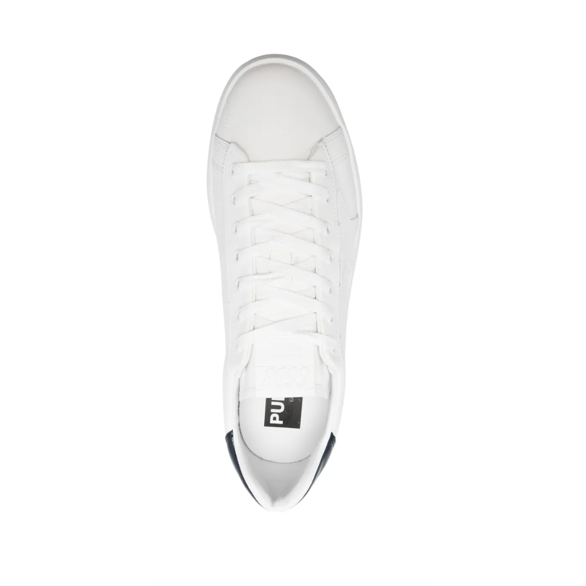 GOLDEN GOOSE WHITE/NAVY PURE SNEAKERS