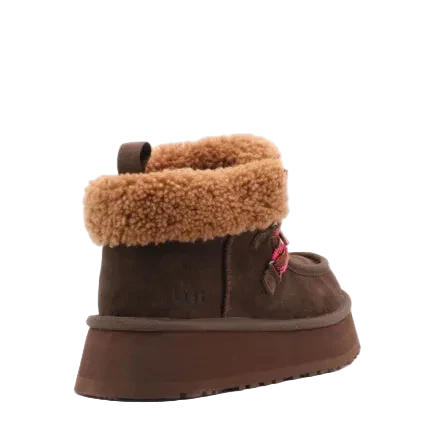 UGG Funkarra Cabin Cuff Dark Brown Boot
