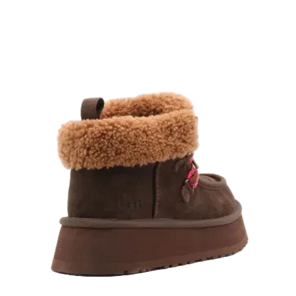 UGG Funkarra Cabin Cuff Dark Brown Boot